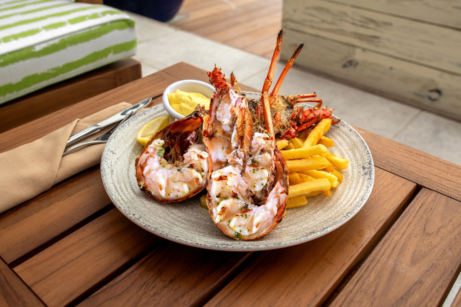 Premium dining aboard the Floating Hotel